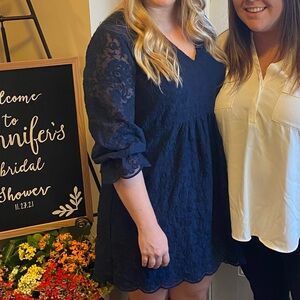 Navy blue Madewell dress size 12